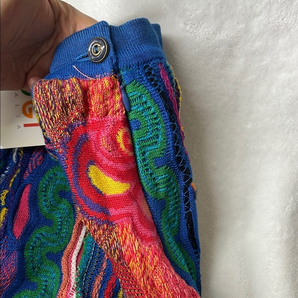 🖤Vintage NWT🔺RARE 💕 COOGI 3D Textured Knit Halter Top and Skirt Set - Picture 7 of 15